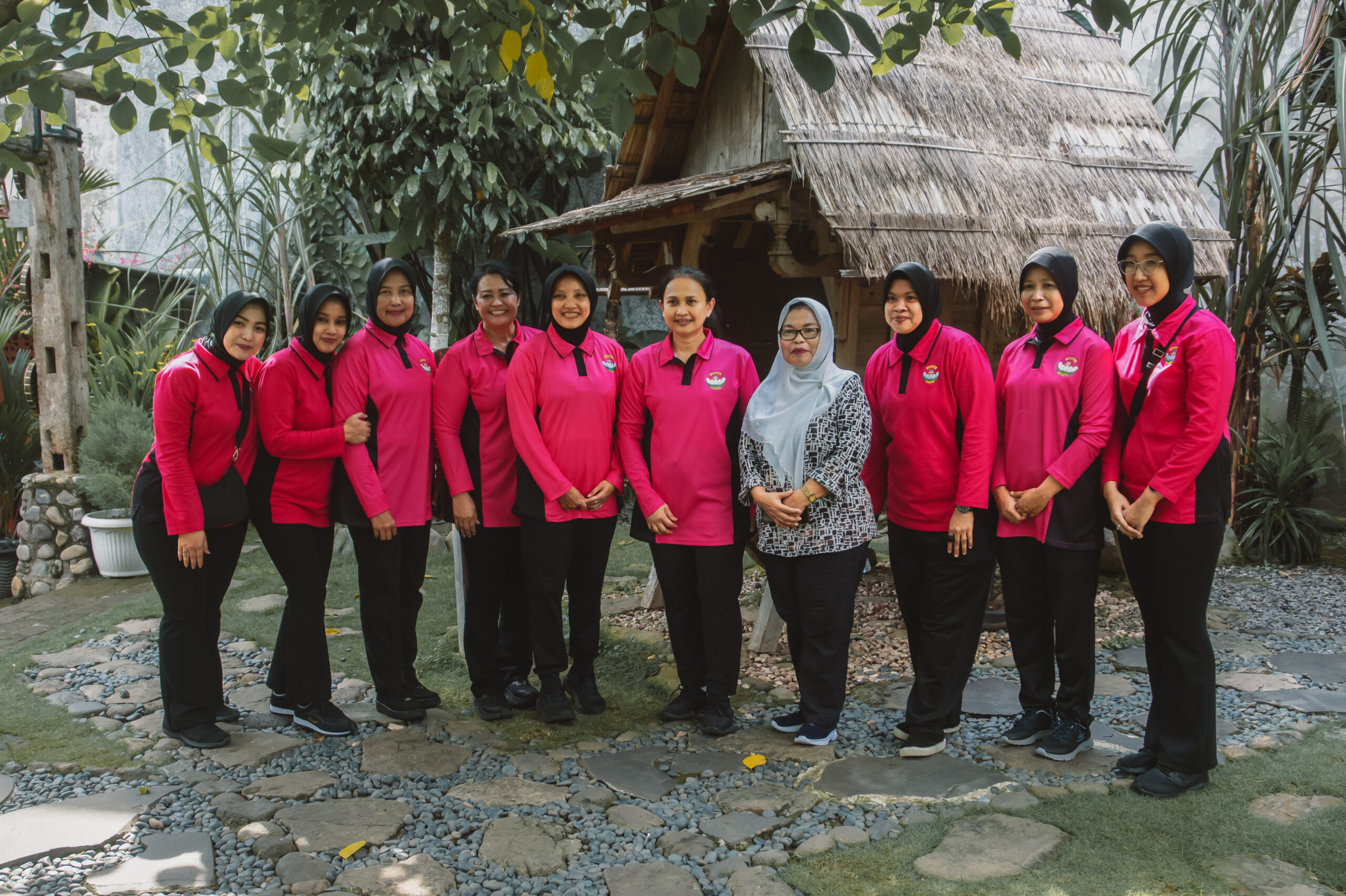 Foto bersama Ibu Kapolri